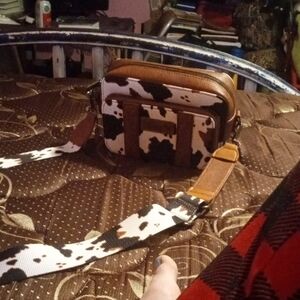 Cow Print Crossbody Bag